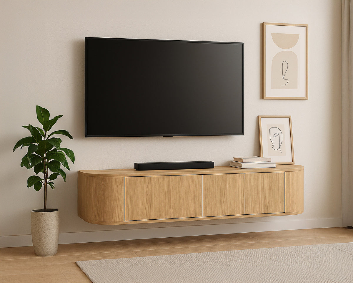 TV-meubel Novero zwevend 140 cm
