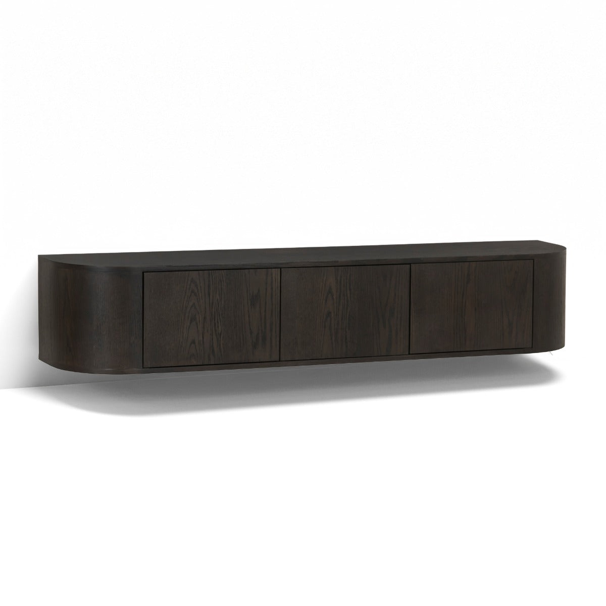 TV-meubel Novero Espresso Zwevend 180cm