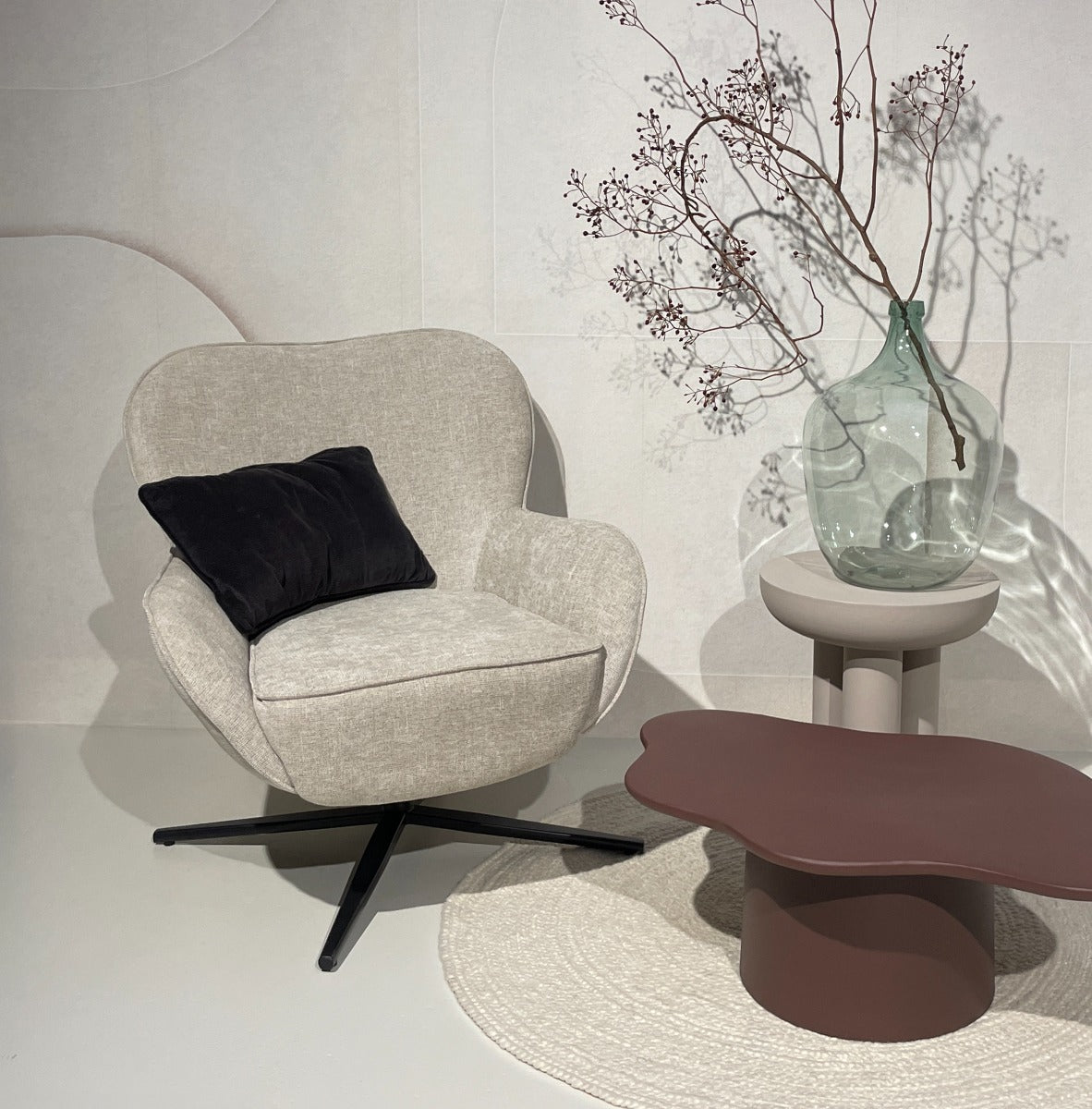 Draaifauteuil Sven Toffee