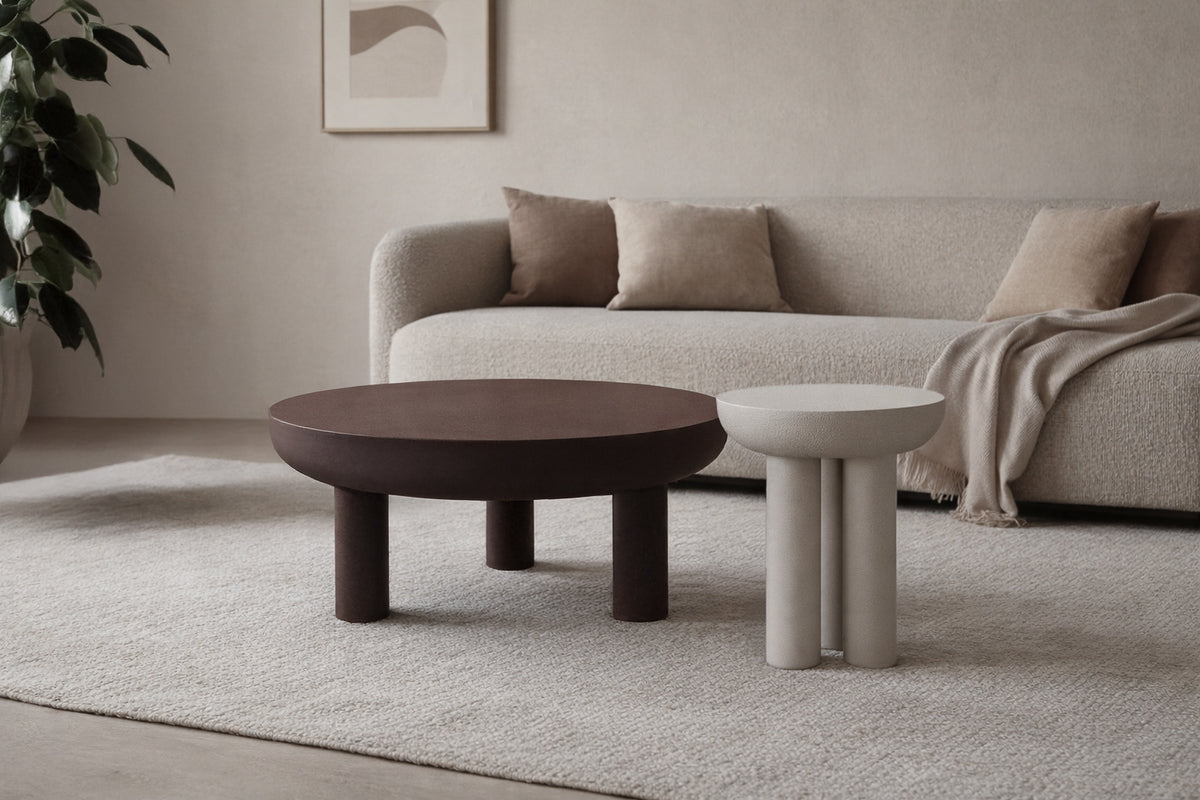 Salontafel Brix Jez off-white zandkleurig