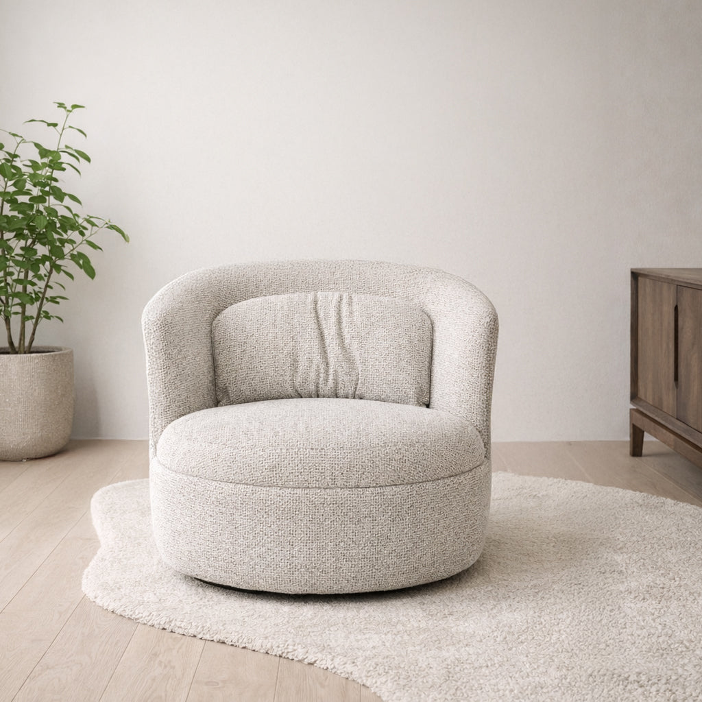 Draaifauteuil Britt beige