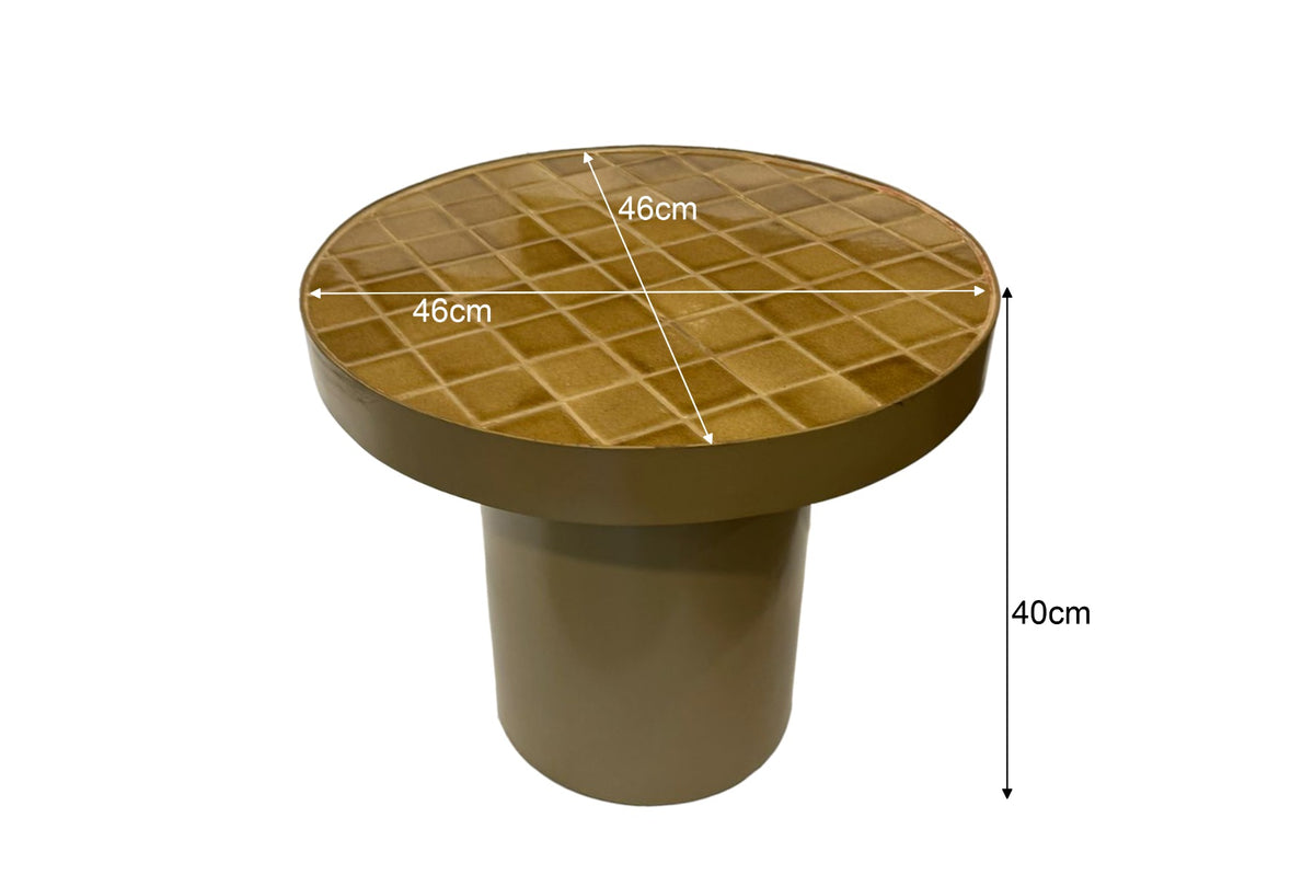 Bijzettafel Brix Tylo camel 46 cm