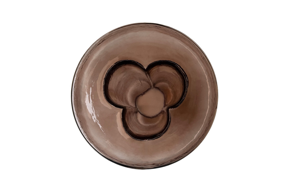 Bijzettafel Brix Lio Smoke bruin 37 cm