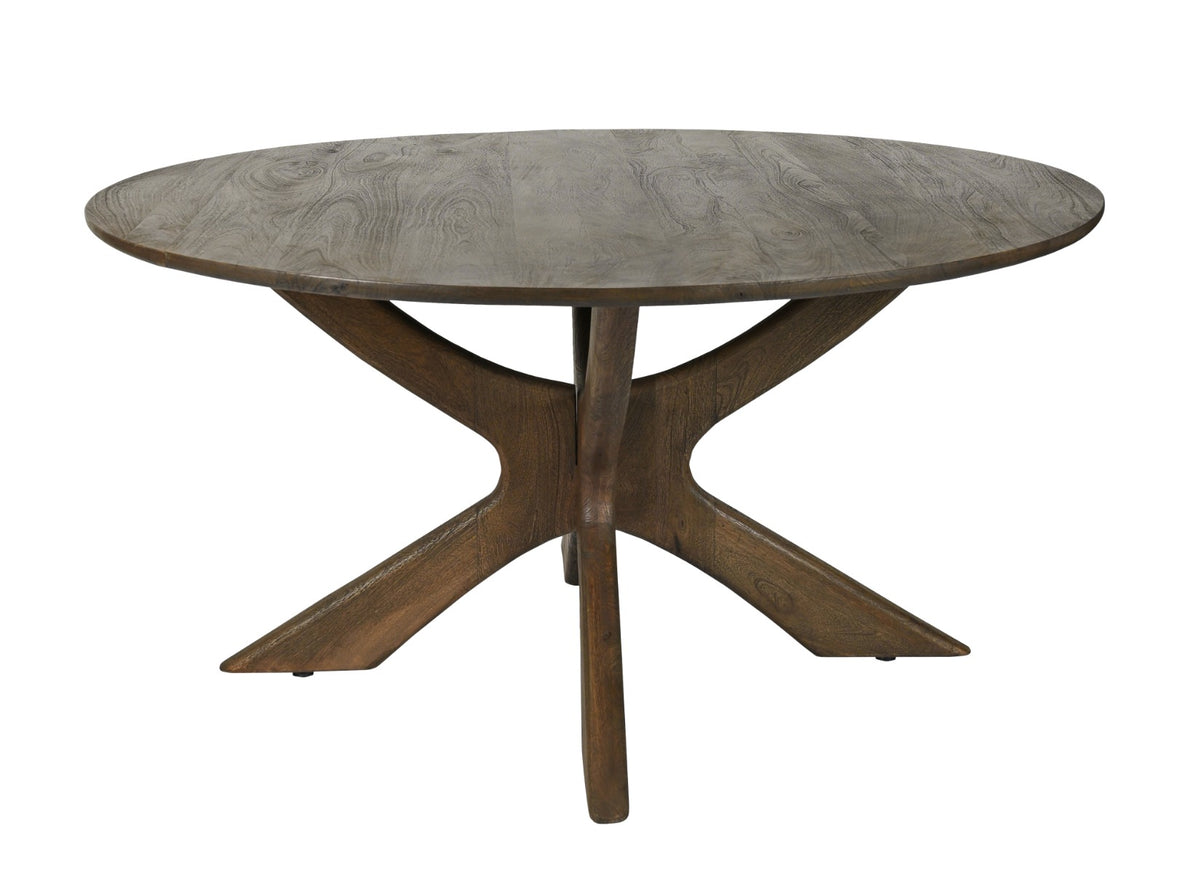 Eettafel Brix Montreaux Rond Bruin 150cm
