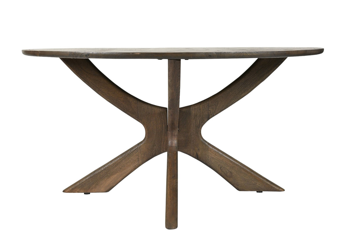 Eettafel Brix Montreaux Rond Bruin 150cm