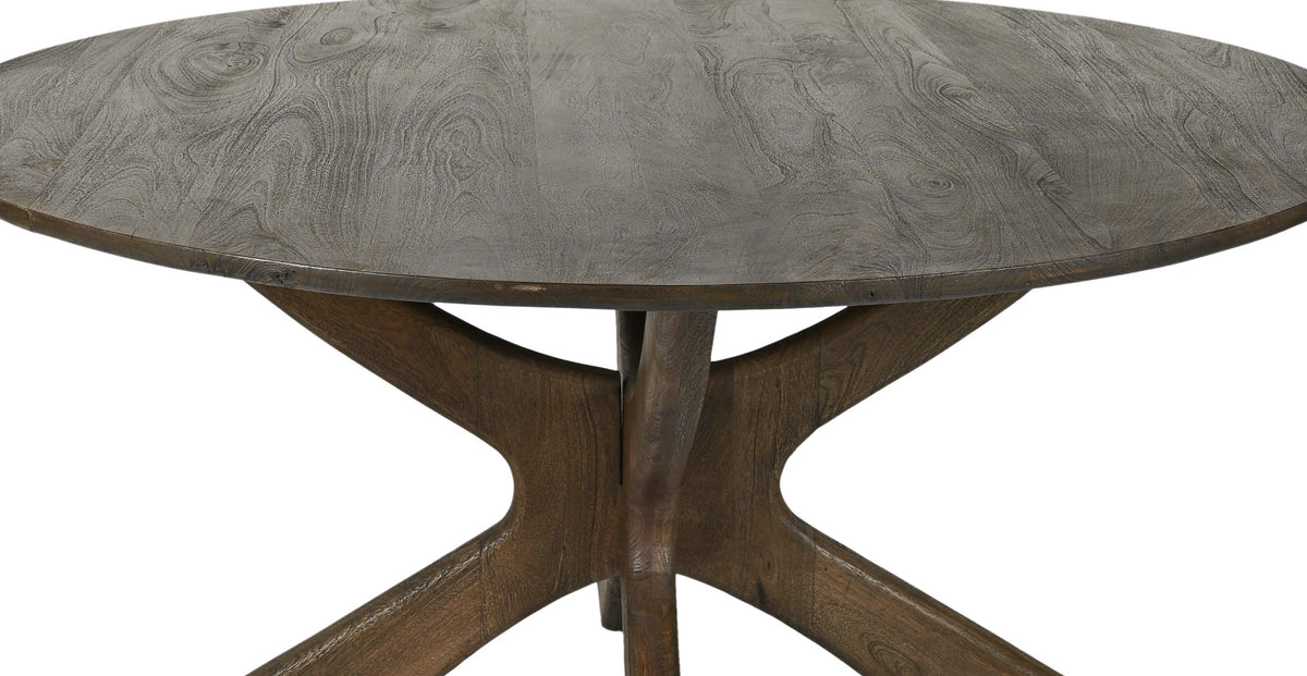 Eettafel Brix Montreaux Rond Bruin 150cm