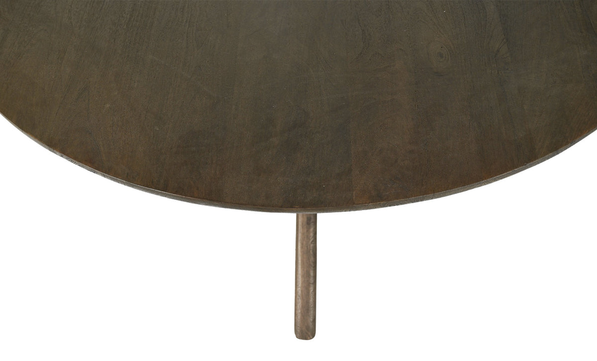 Eettafel Brix Montreaux Rond Bruin 130 cm