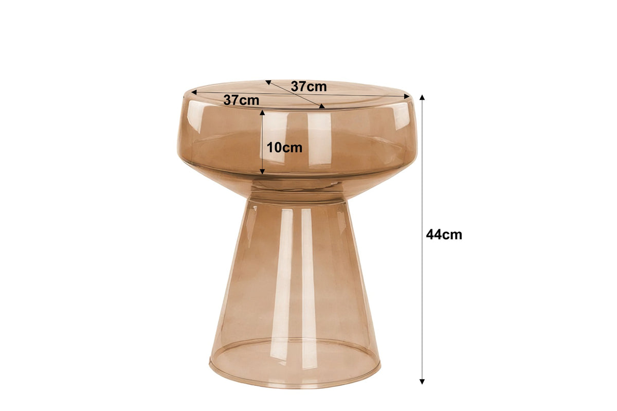 Bijzettafel Brix Bo Amber 37 cm
