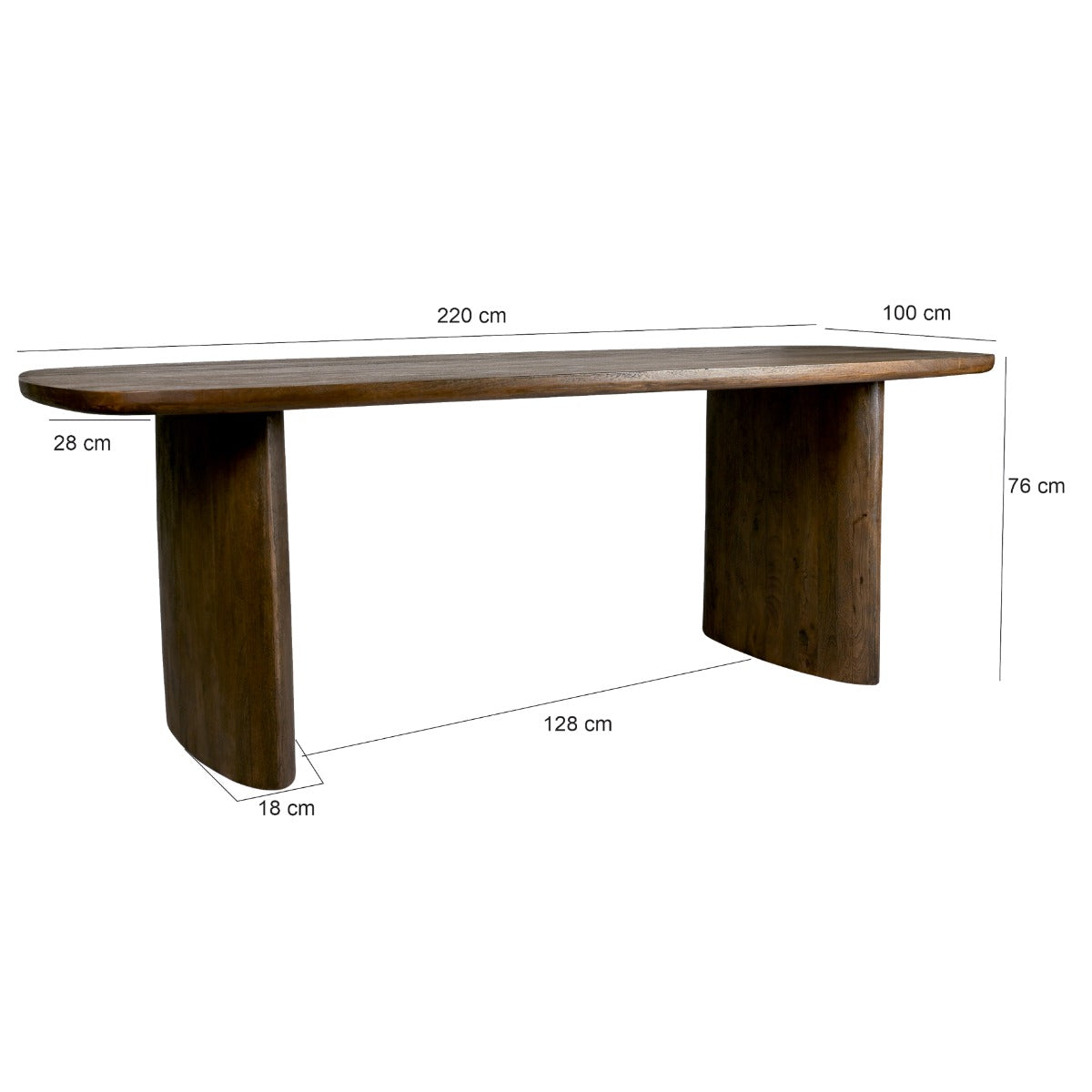 Eettafel Tyler 220 cm