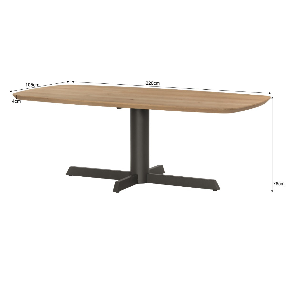 Eettafel Sanremo 220 cm