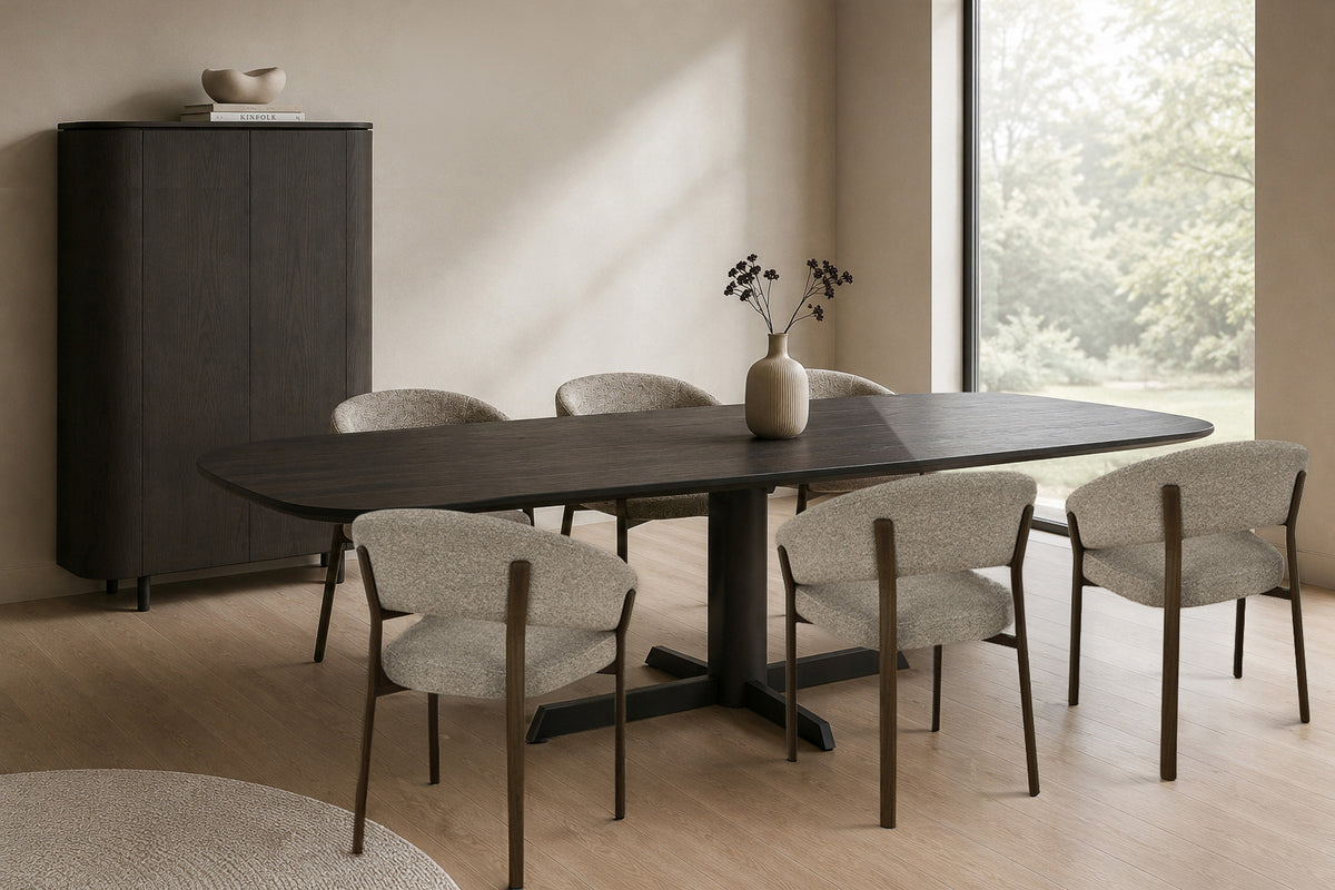 Eettafel Sanremo Espresso 220 cm