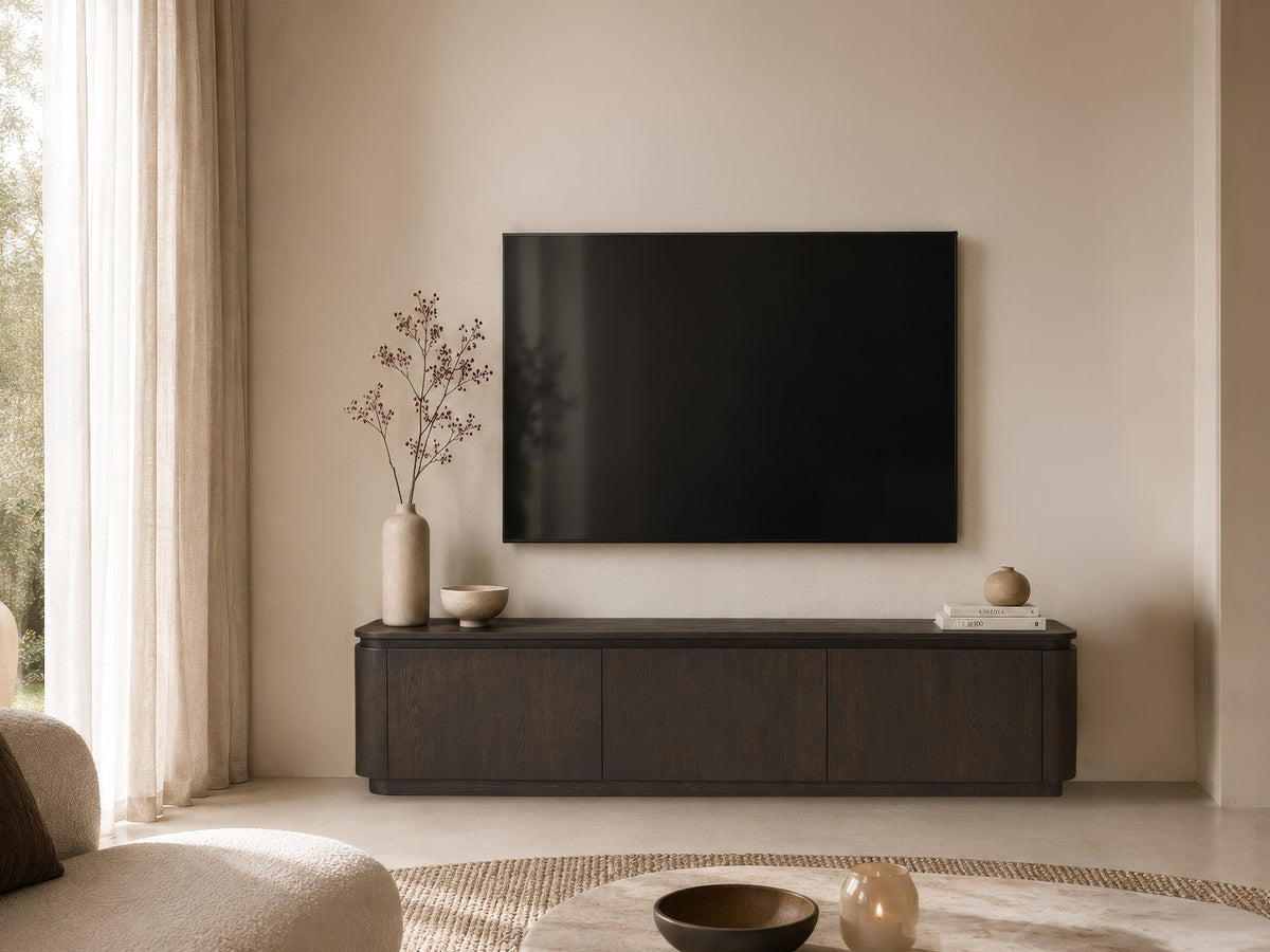 TV-meubel Rivano Basalt 180 cm - Zwevend