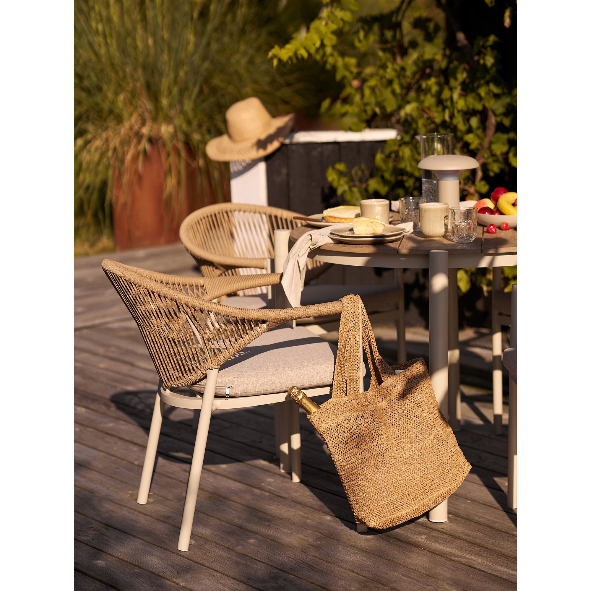 Parade Tote Bag - Shopper, papieren stro, 31 x 46 cm