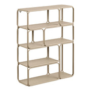 Lanciano Wandplank - Wandplank, metaal, beige 48x18x64 cm
