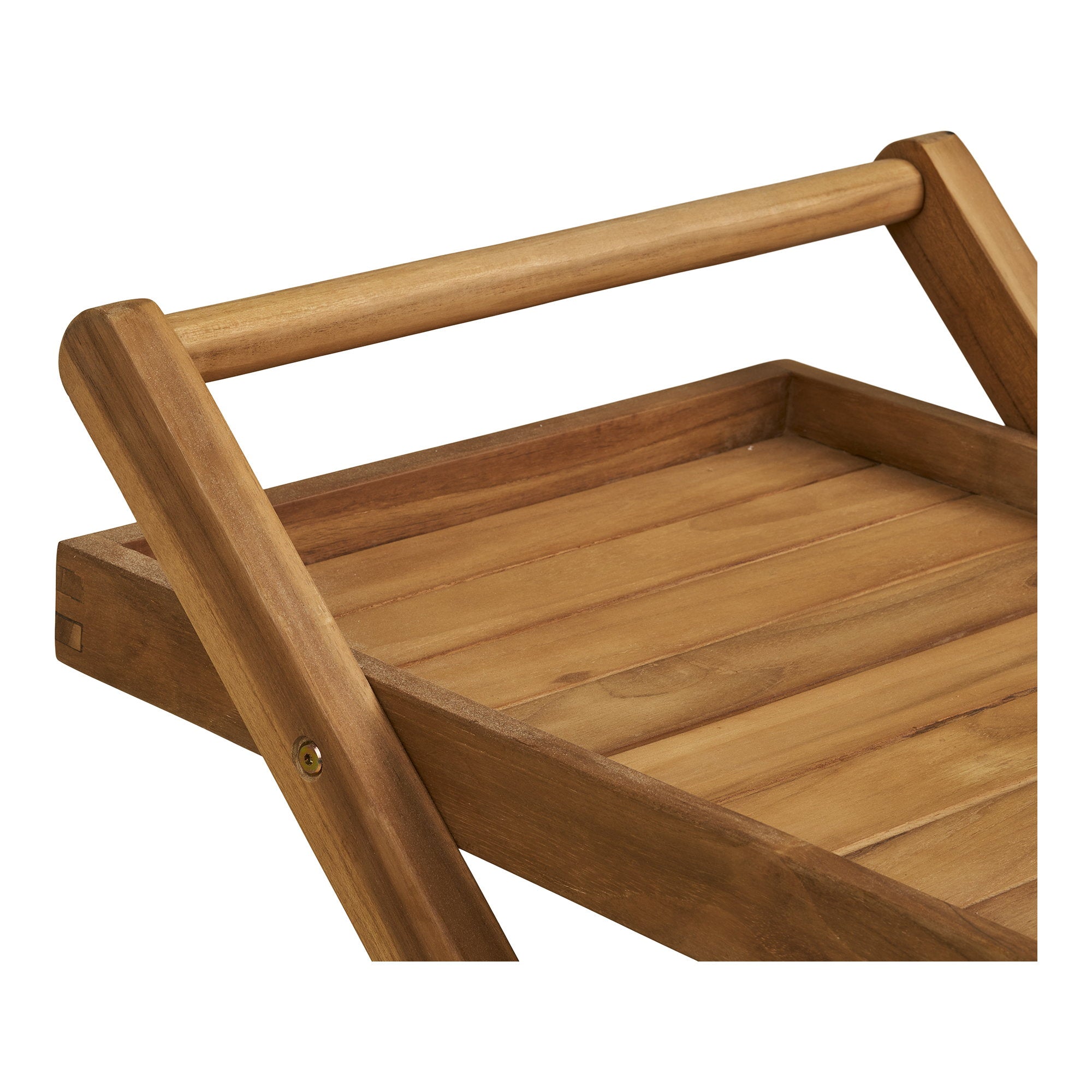 Pasaku Theewagen - Theewagen, teak, naturel, 86x50x81 cm