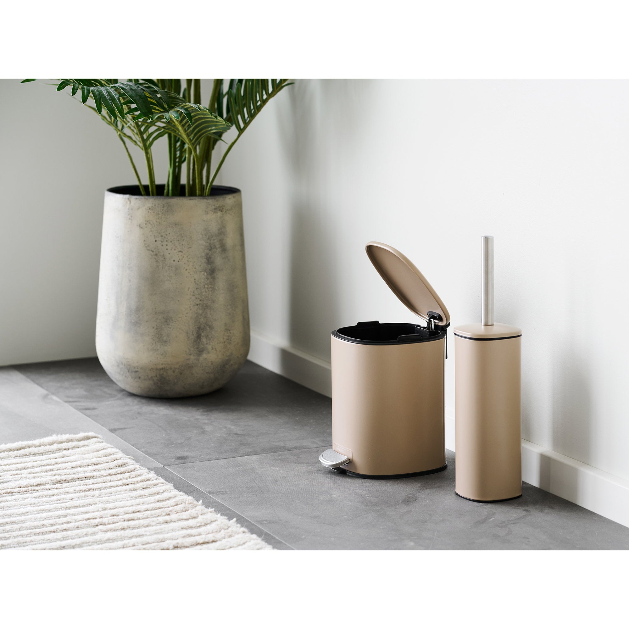 Lodi toiletborstel - wc-borstel, beige