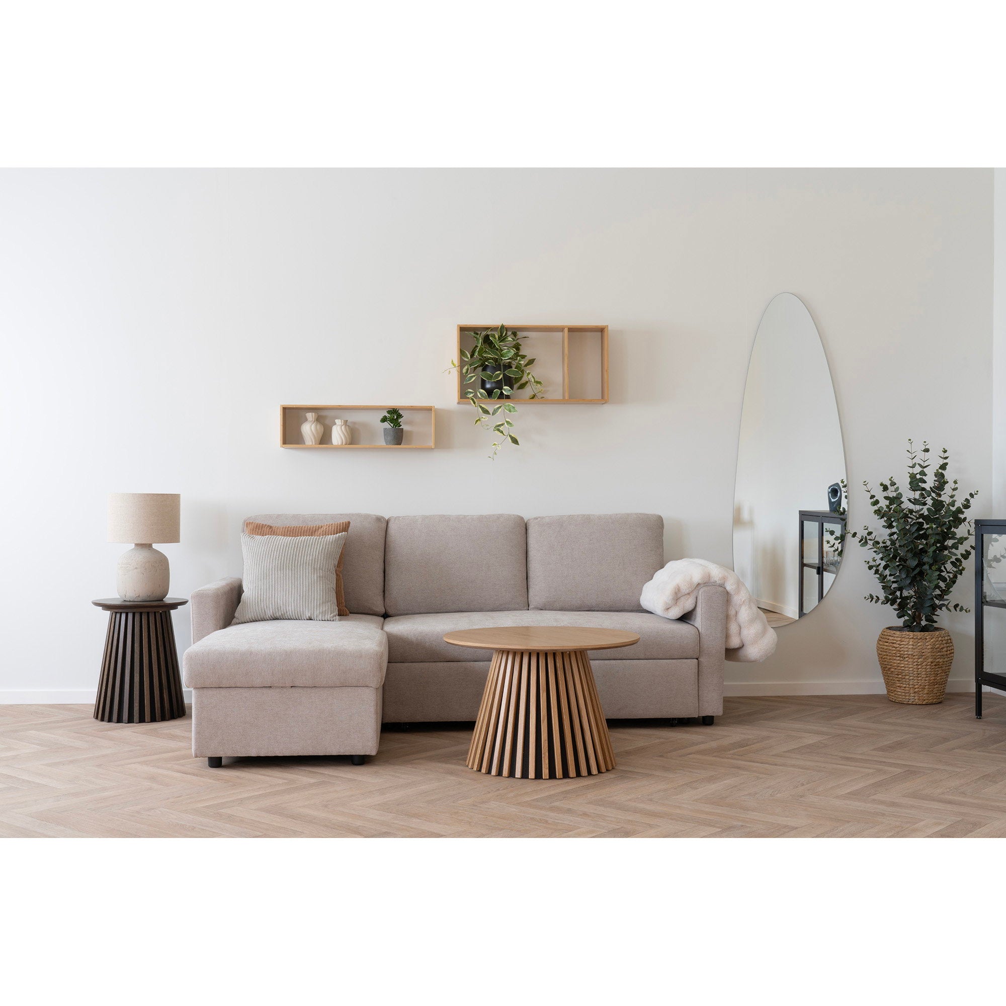 Galena Plaid - Plaid, kunstbont, wit 130x180 cm