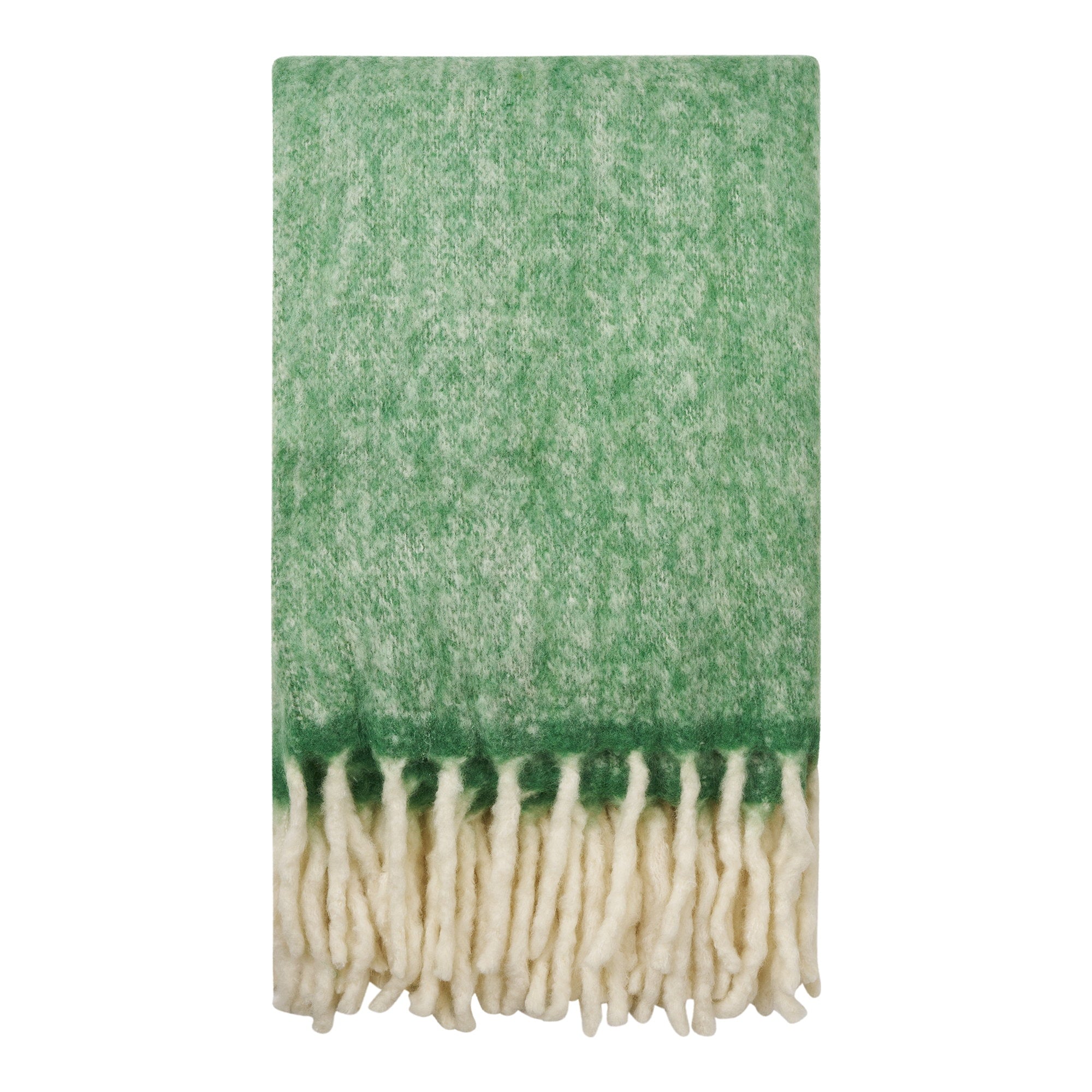 Carmel Plaid - Plaid, wolmix, groen 130 x 170 cm