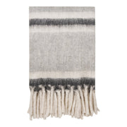 Carmel Plaid - Plaid, wolmix, grijs/wit 130x170 cm