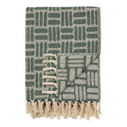 Adana Plaid - Plaid, groen 130x180 cm