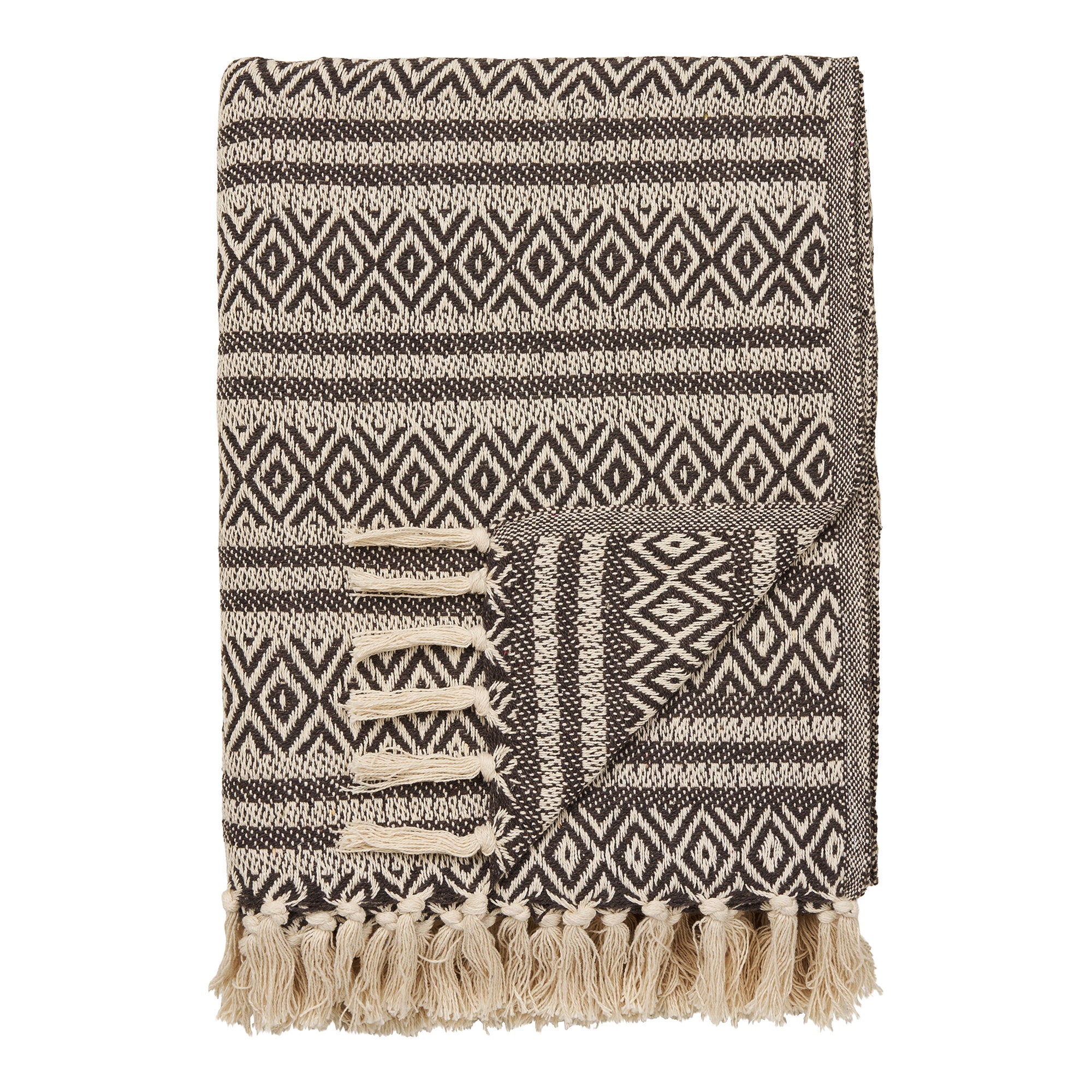 Adana Plaid - Plaid, bruin 130x180 cm