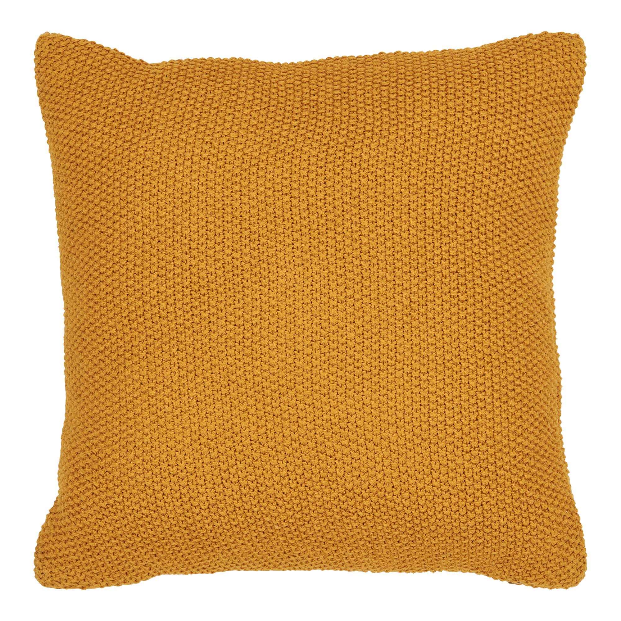 Santos Kussen - Kussen, gerecycled katoen, oker 45x45 cm