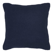 Santos Kussen - Kussen, gerecycled katoen, donkerblauw 45x45 cm