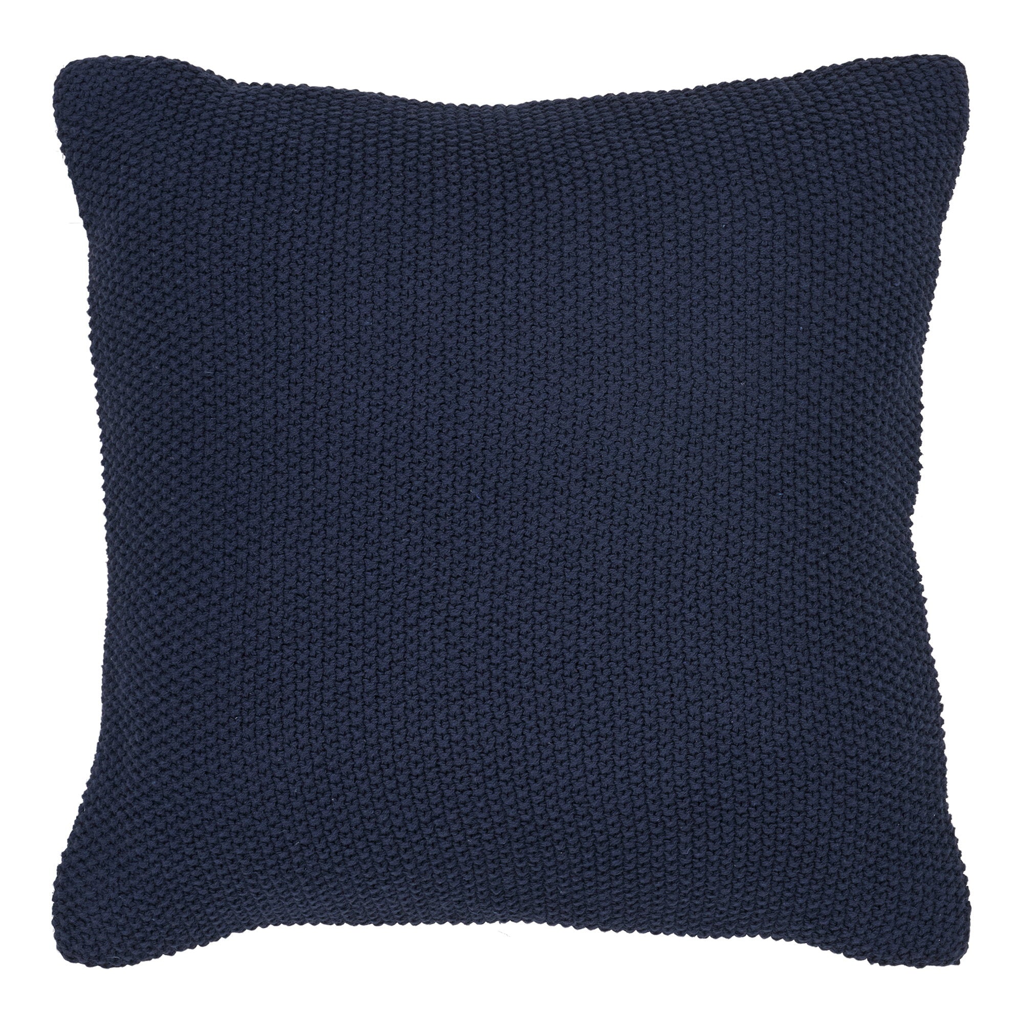 Santos Kussen - Kussen, gerecycled katoen, donkerblauw 45x45 cm