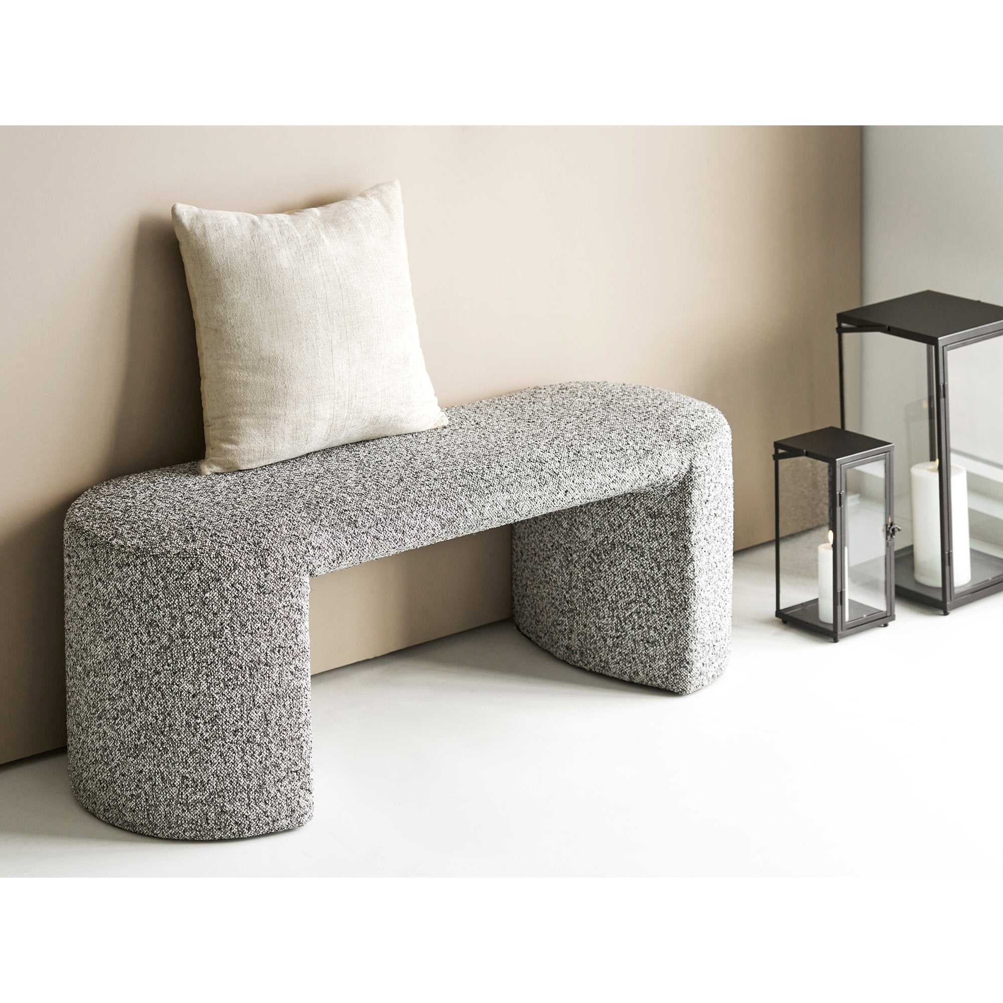 Leros Cushion - kussen, beige 45x45 cm