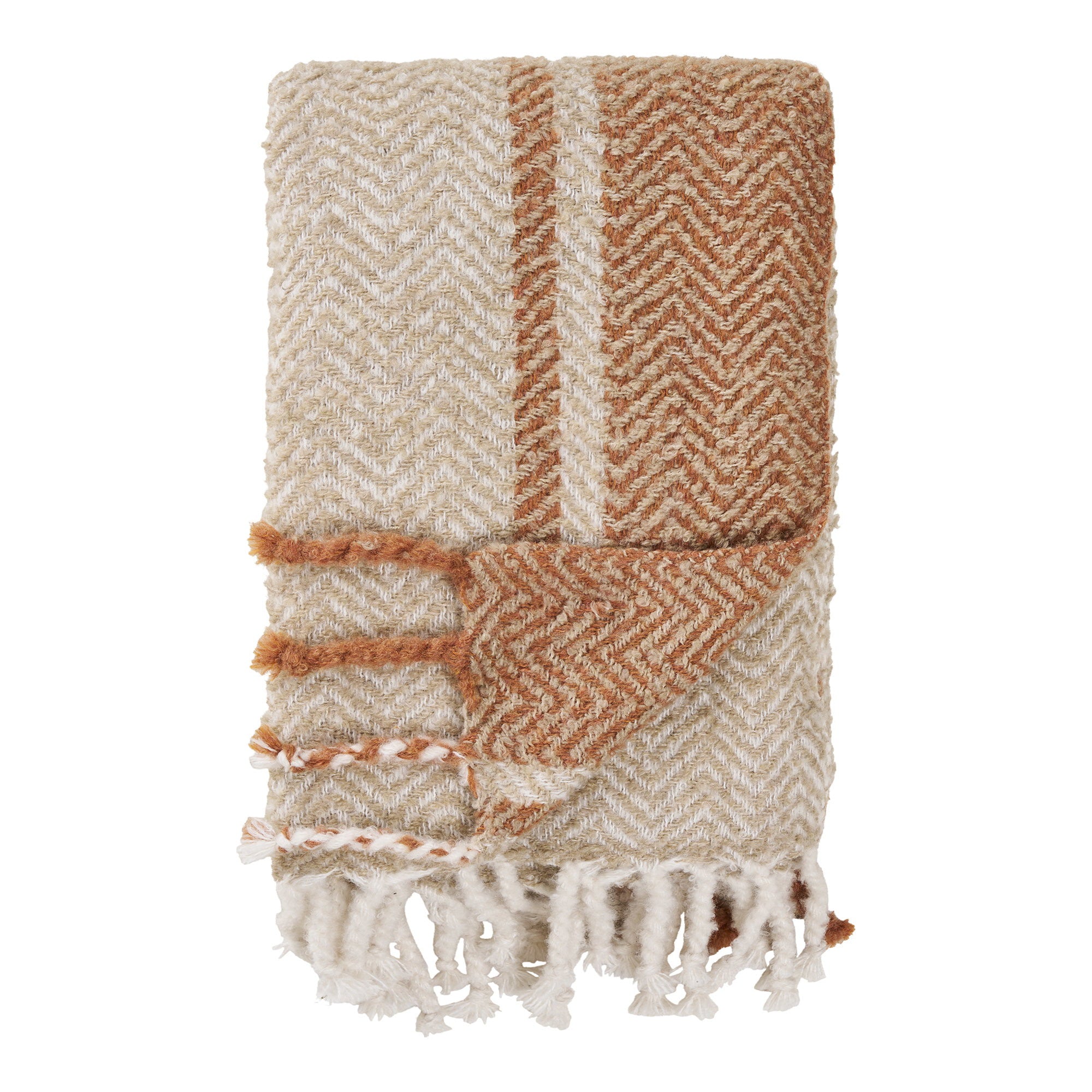 Almora Plaid - Plaid, beige/goudoranje 130x180 cm