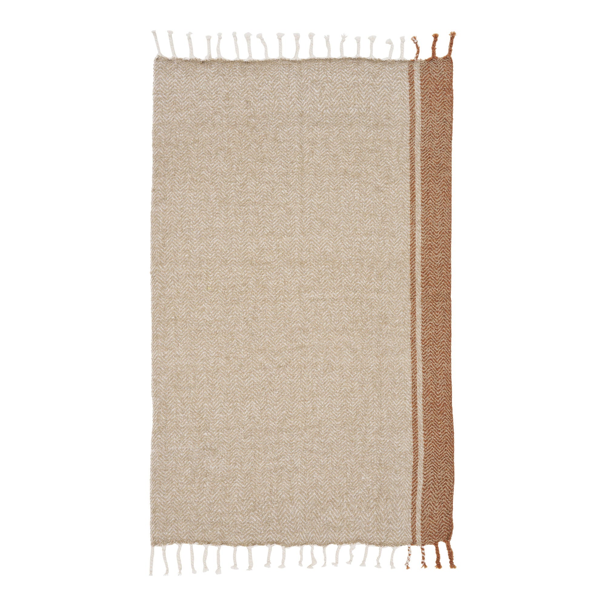 Almora Plaid - Plaid, beige/goudoranje 130x180 cm