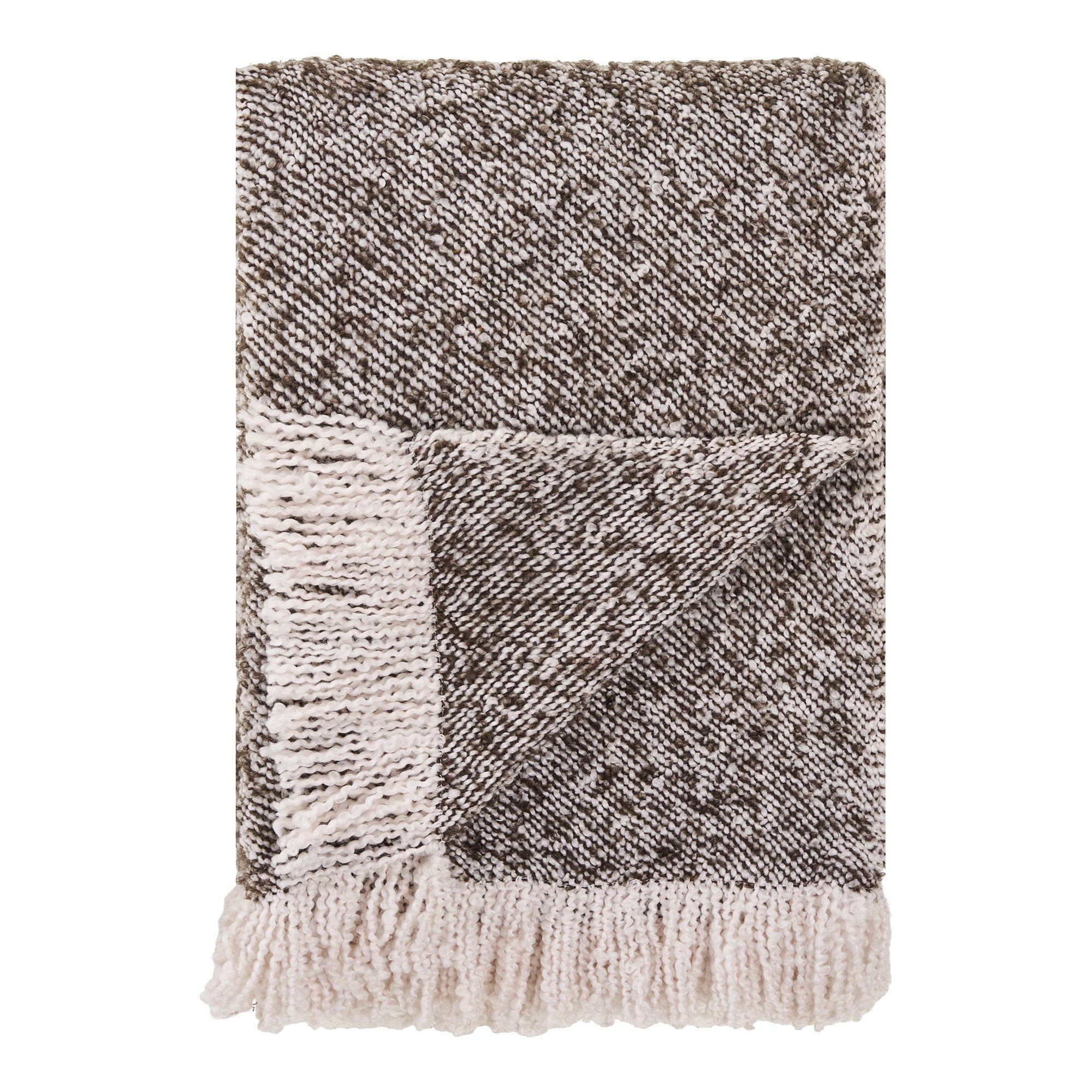 Sira Plaid - Plaid, beige/bruin 130x180 cm
