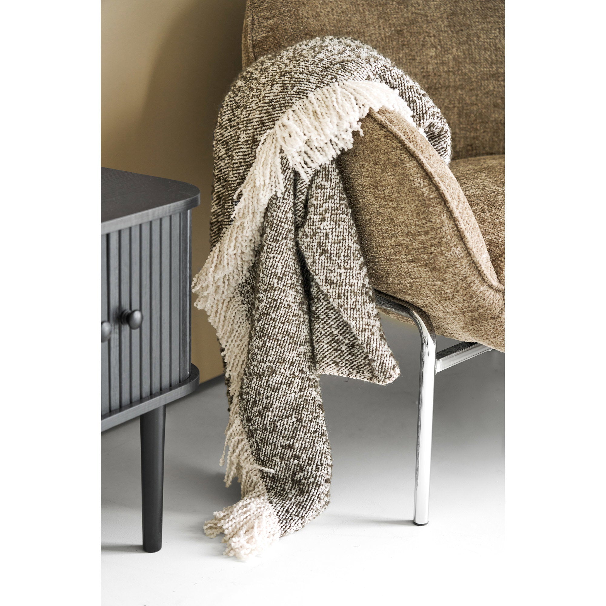 Sira Plaid - Plaid, beige/bruin 130x180 cm