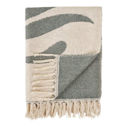 Loni Plaid - Plaid, zand/groen 130x180 cm