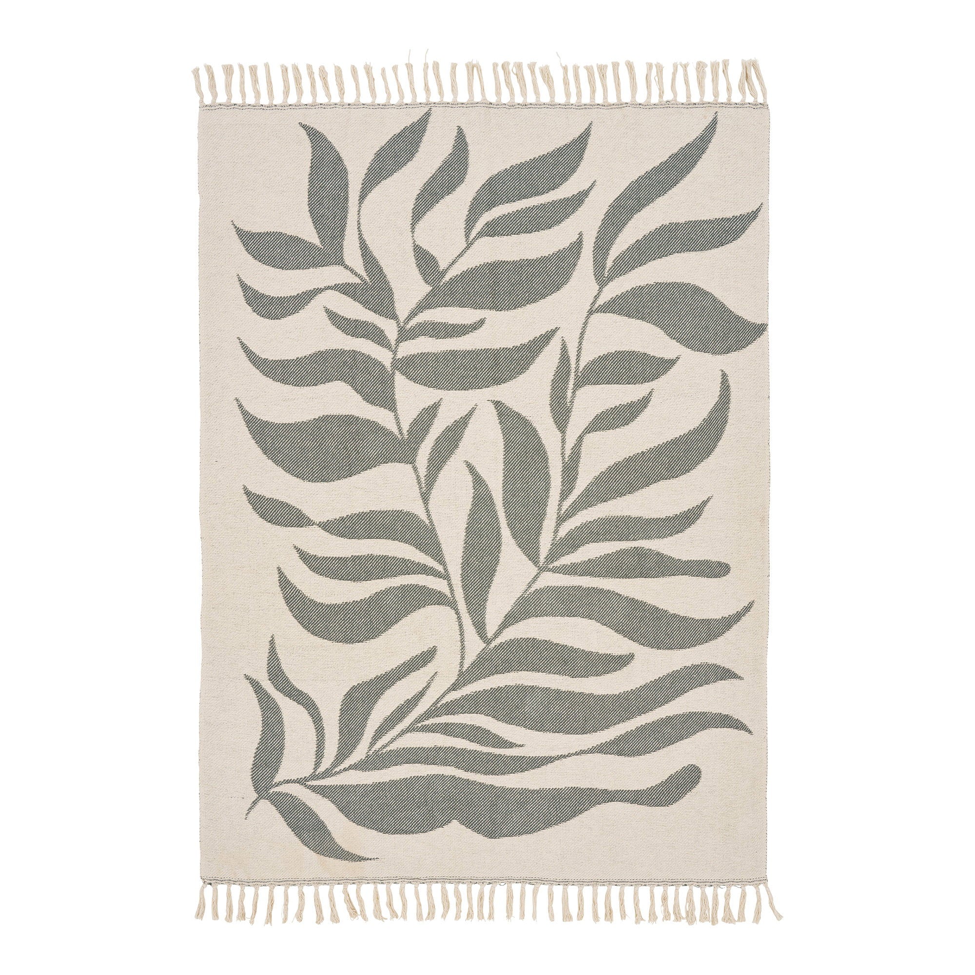 Loni Plaid - Plaid, zand/groen 130x180 cm