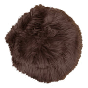 Lamsvachtzitting - Lamsvachtzitting, bruin ø35 cm