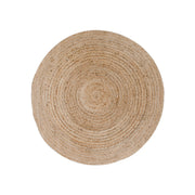 Bombay Vloerkleed - Vloerkleed, gevlochten jute, naturel ø90 cm