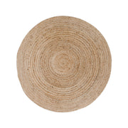 Bombay Rug - Vloerkleed, gevlochten jute, naturel ø120 cm