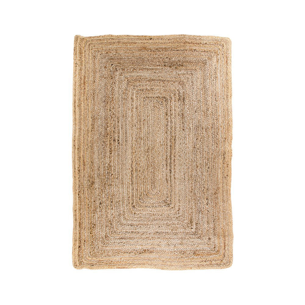 Bombay Rug - Vloerkleed, gevlochten jute, naturel 60x90 cm