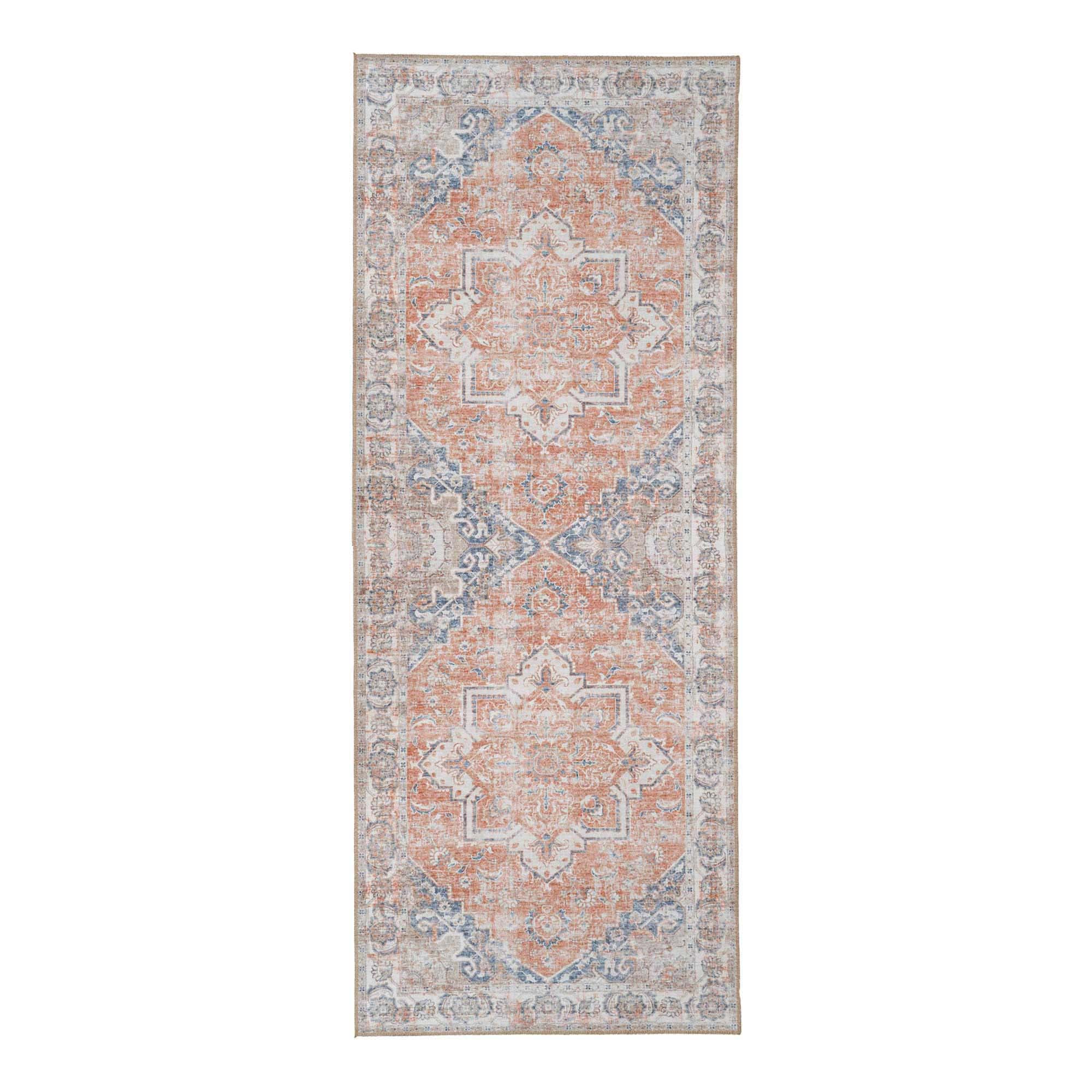 Havana hal-loper - hal-loper, oranje/blauw 80x200 cm