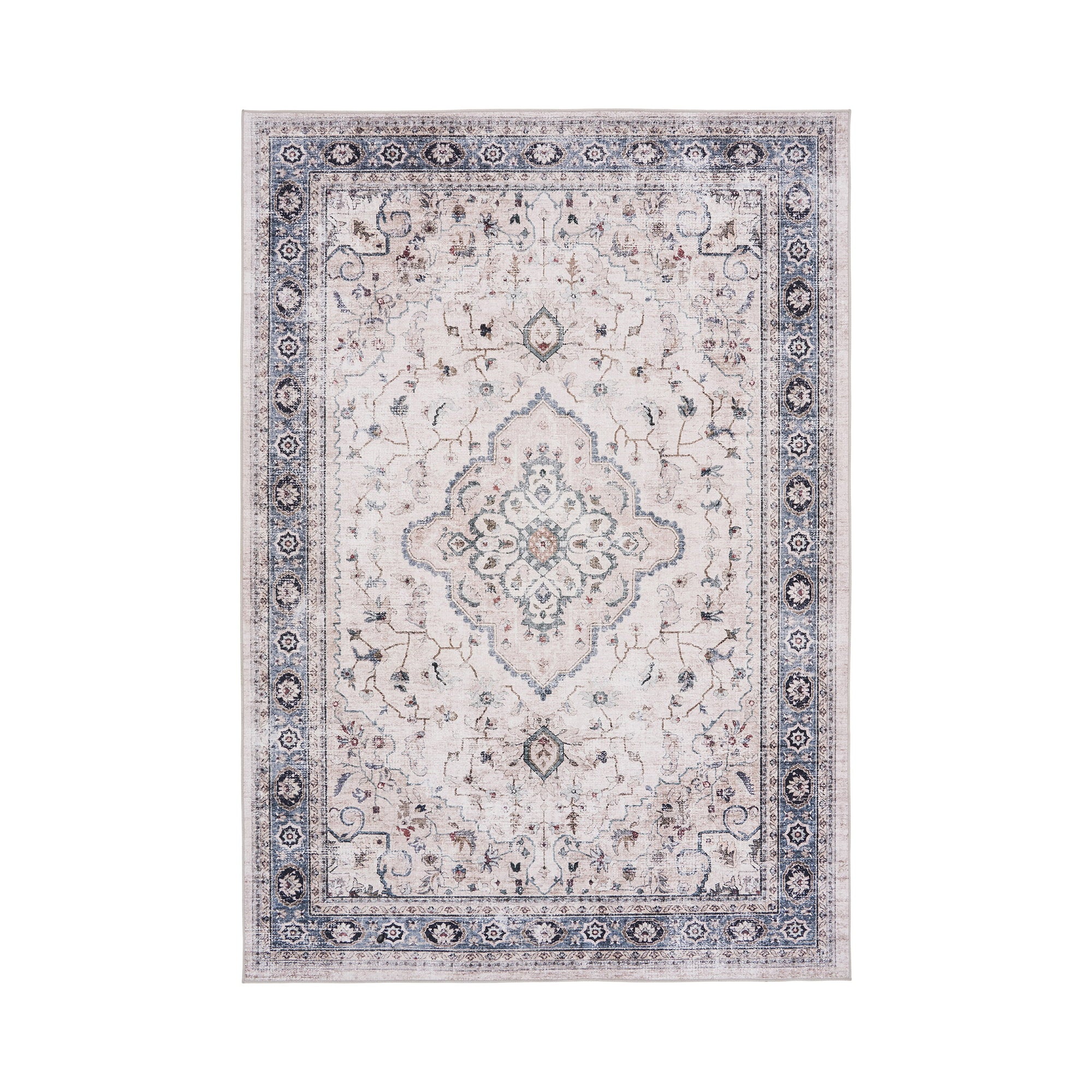 Havana-vloerkleed - Vloerkleed, off-white/beige/vergrijsd blauw 160x230 cm