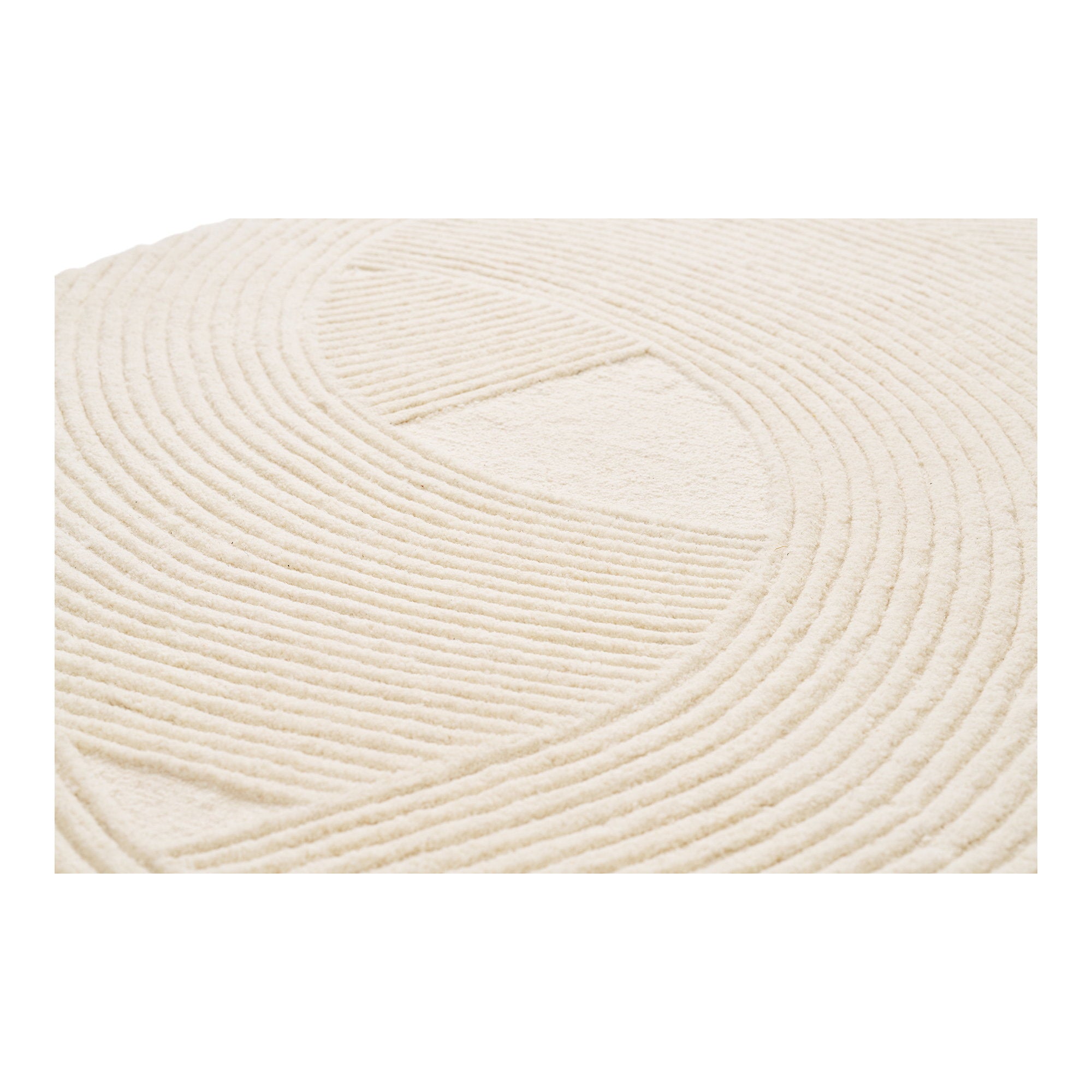 Pune Rug - Vloerkleed, handgetuft, ivoor 160x230 cm
