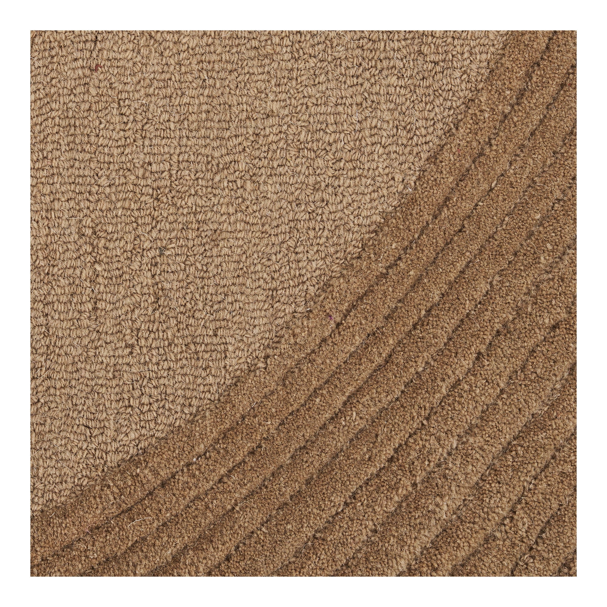 Pune Vloerkleed - handgetuft vloerkleed, bruin 160x230 cm