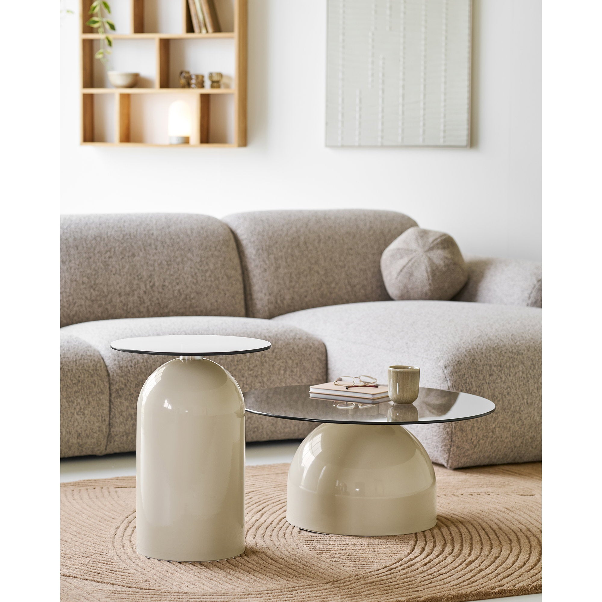 Pune Vloerkleed - handgetuft vloerkleed, bruin 160x230 cm
