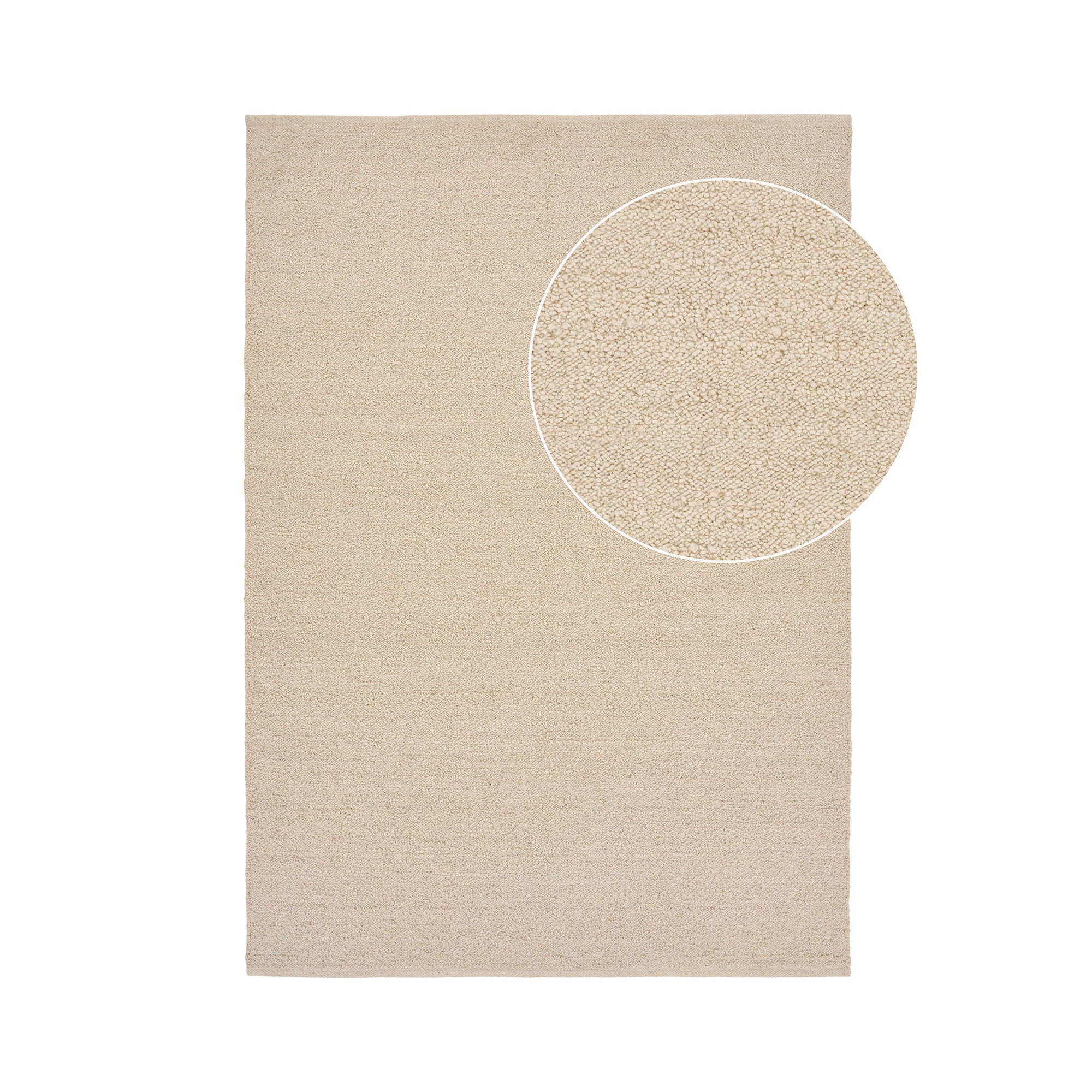 Bela Vloerkleed - Vloerkleed, handgeweven, beige, 160x230 cm