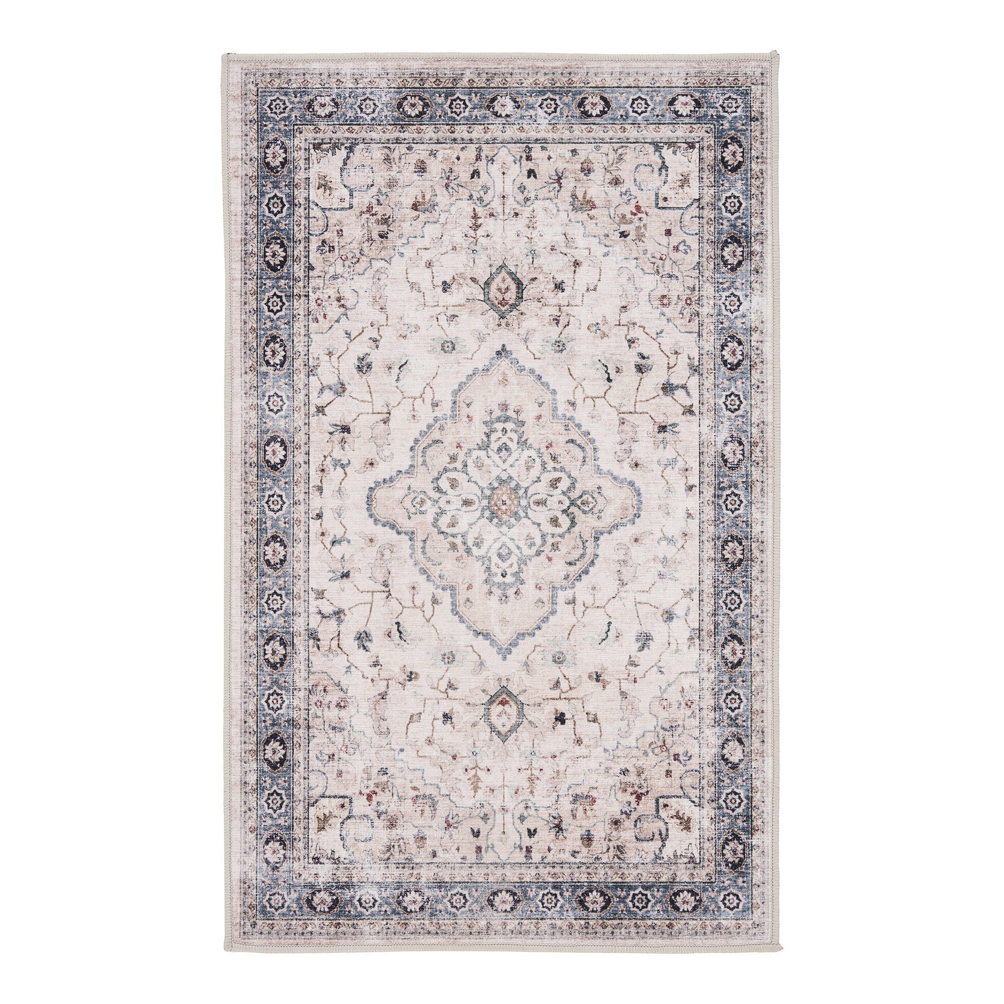 Havana deurmat - deurmat, off-white/beige/poederblauw 50x80 cm