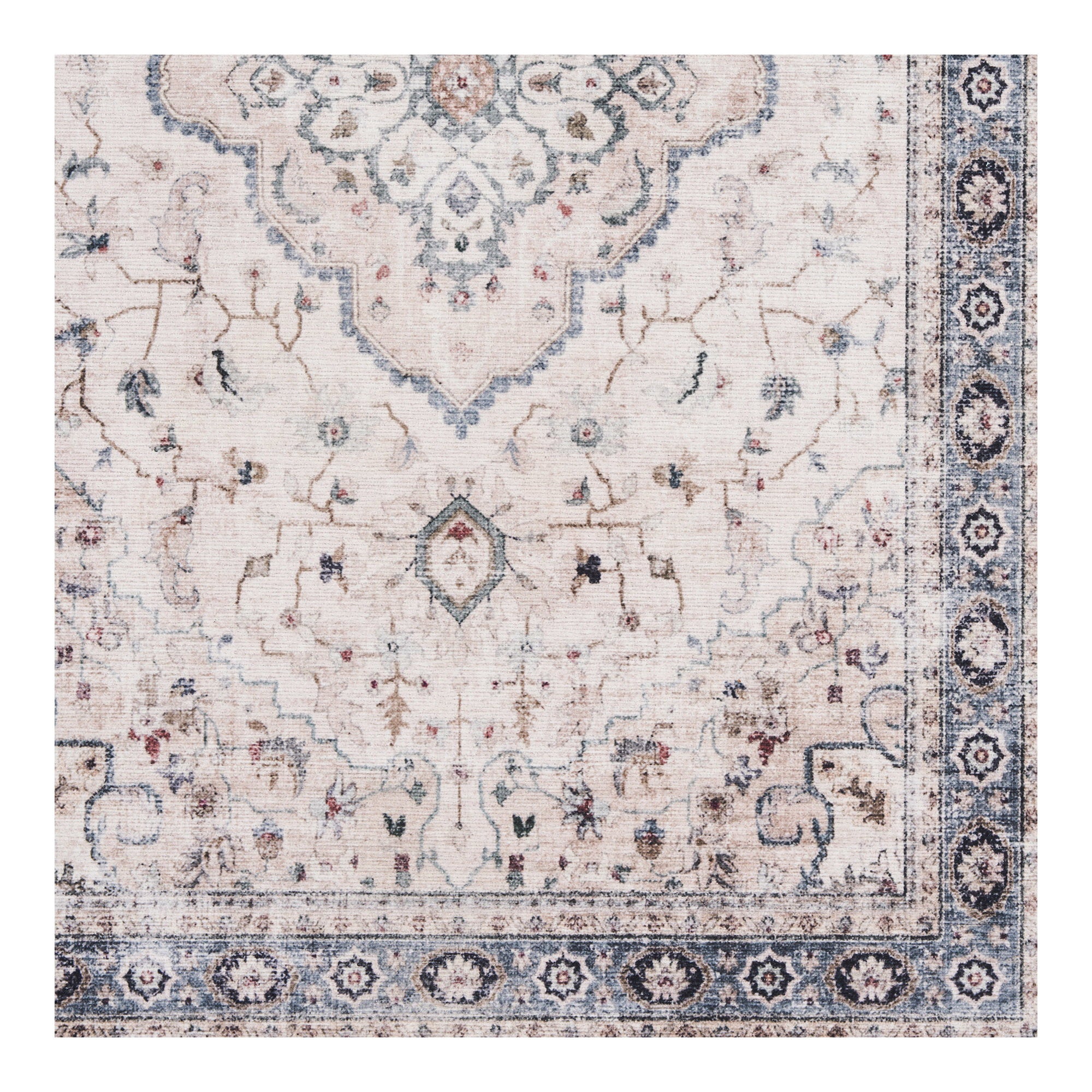 Havana deurmat - deurmat, off-white/beige/poederblauw 50x80 cm