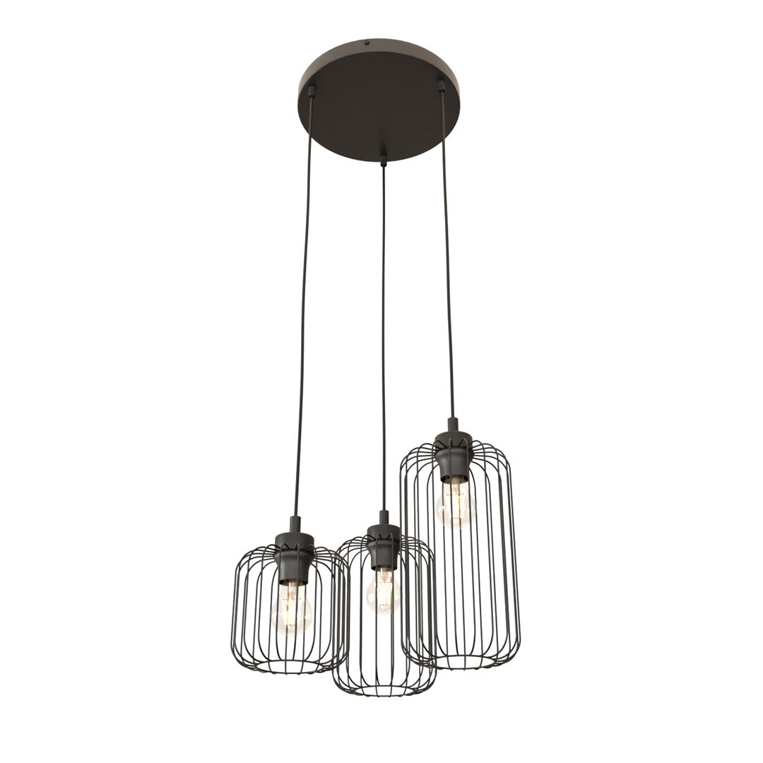 Hanglamp - VANDER 3PREM zwart