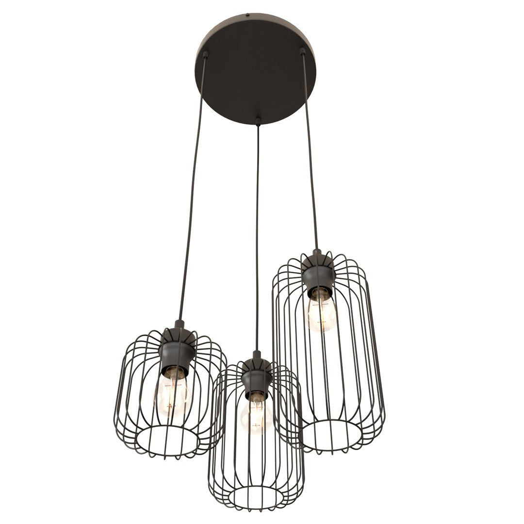 Hanglamp - VANDER 3PREM zwart