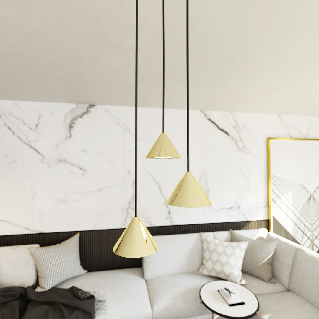 Hanglamp - ELIT 3 PREMIUM GOUD